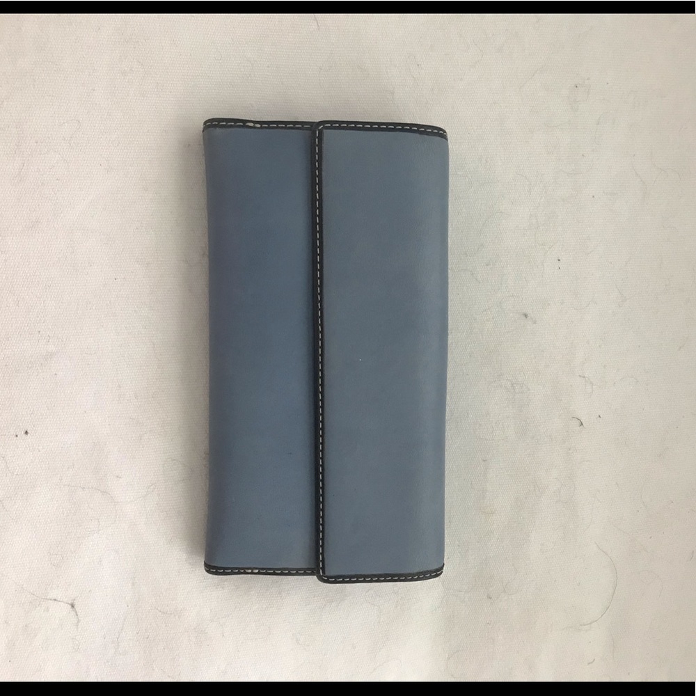 Coach blue wallet